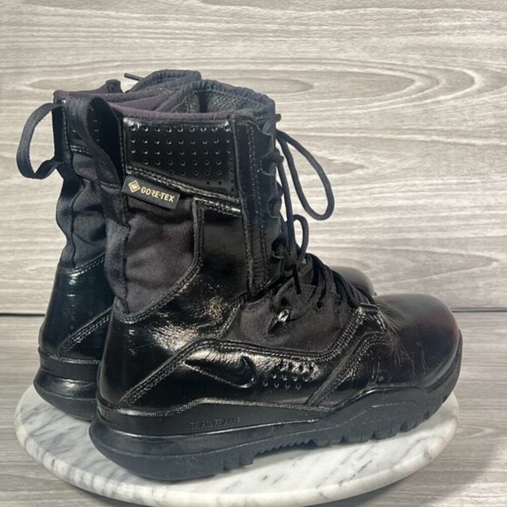 Nike SFB Field 2 8" Mens 6 Black Leather Tactical Boots GORE-TEX AQ1199-001 - Picture 4 of 14